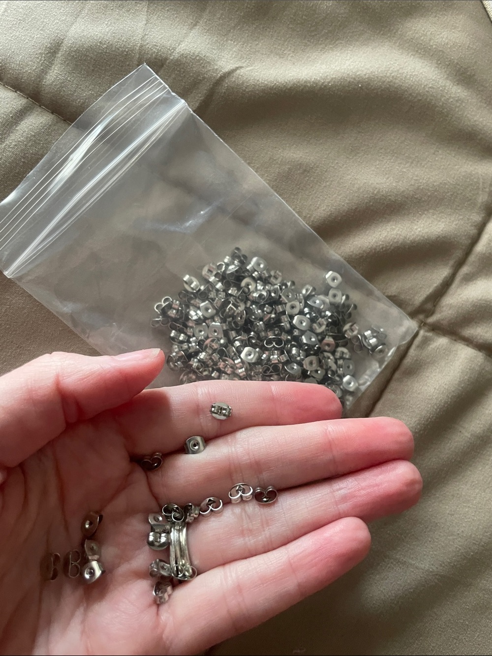 Silver Earring Backing bundle - Picture 3 of 3